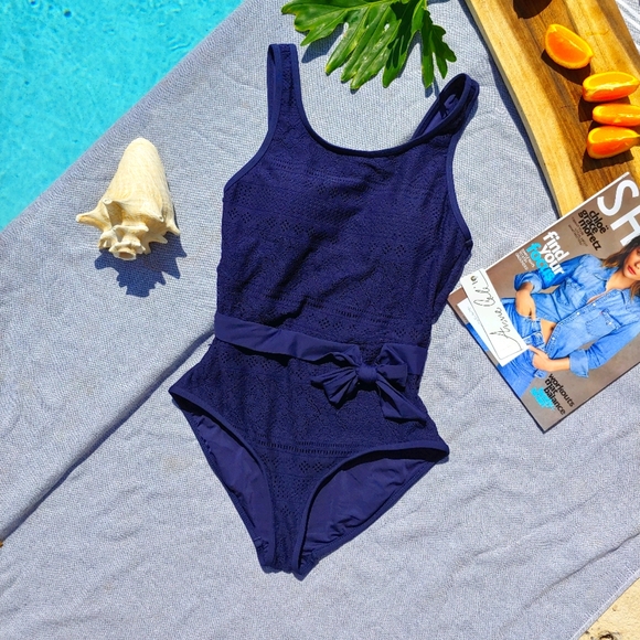 Anne Cole Other - NWT ANNE COLE Navy one piece